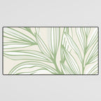 Wild Spring Meadow - Botanic Line Art Desk Mat Gallery Image 3