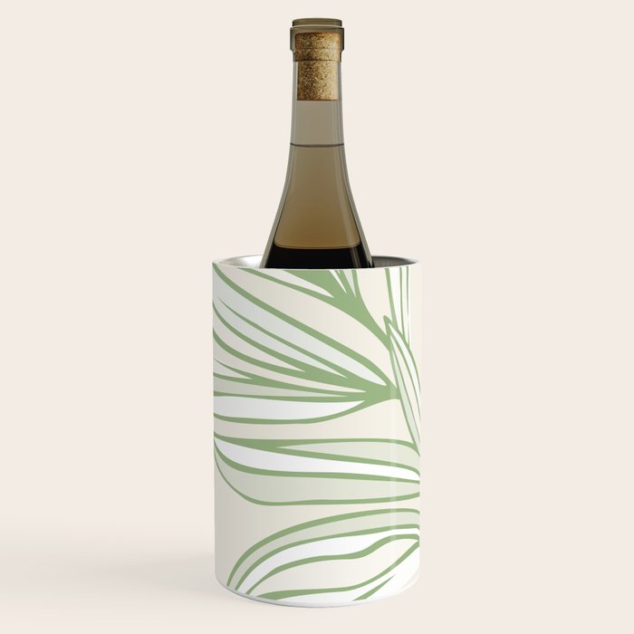 Wild Spring Meadow - Botanic Line Art Wine Chiller Gallery Image 2