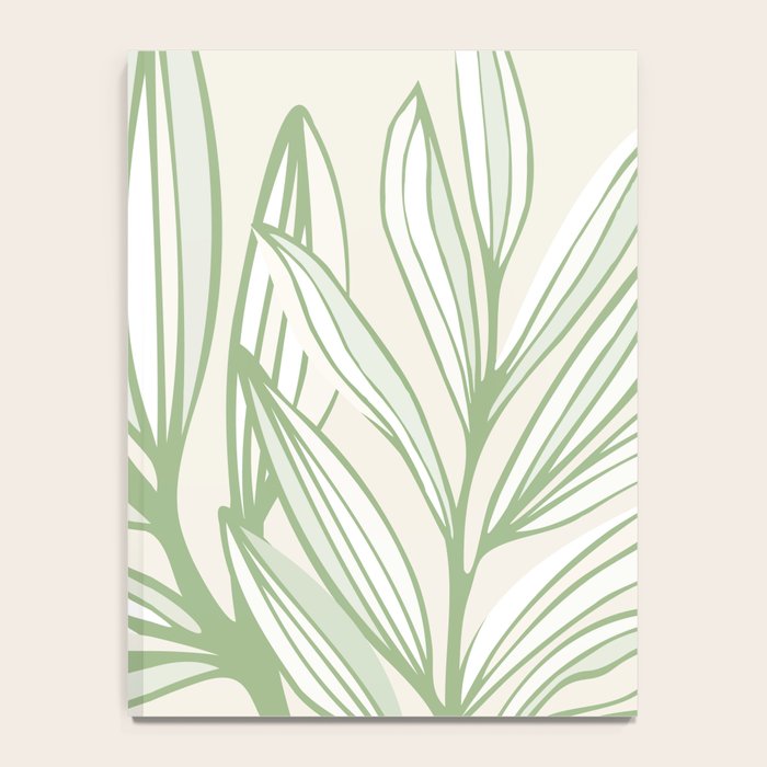 Wild Spring Meadow - Botanic Line Art Notebook Gallery Image 4