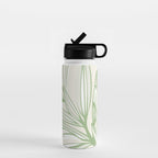 Wild Spring Meadow - Botanic Line Art Water Bottle Gallery Image 1