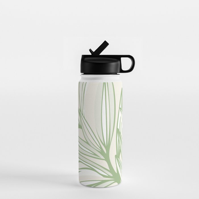 Wild Spring Meadow - Botanic Line Art Water Bottle Gallery Image 1