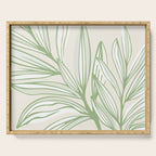 Wild Spring Meadow - Botanic Line Art Serving Tray Gallery Image 1