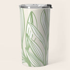 Wild Spring Meadow - Botanic Line Art Travel Mug Gallery Image 2