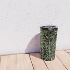 Calm Nature Beauty Bamboo Botanical Watercolor Art Black Travel Mug Gallery Image 4