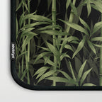 Calm Nature Beauty Bamboo Botanical Watercolor Art Black Laptop Sleeve Gallery Image 3