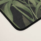 Calm Nature Beauty Bamboo Botanical Watercolor Art Black Desk Mat Gallery Image 4