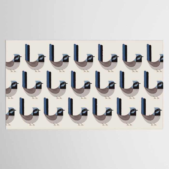 Superb Fairywren, Bird of Australia Tablecloth Gallery Image 2