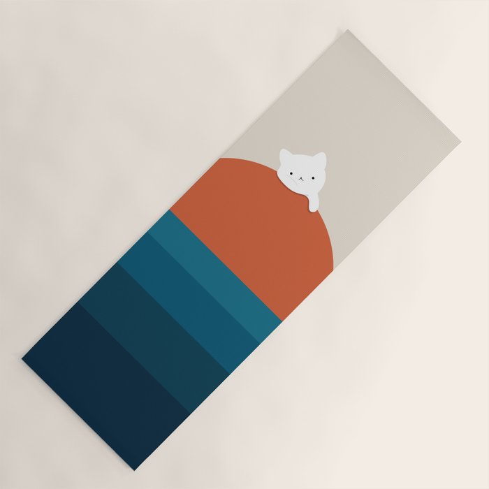 Cat Landscape 169 Yoga Mat Gallery Image 1
