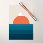 Cat Landscape 169 Wrapping Paper Gallery Image 1