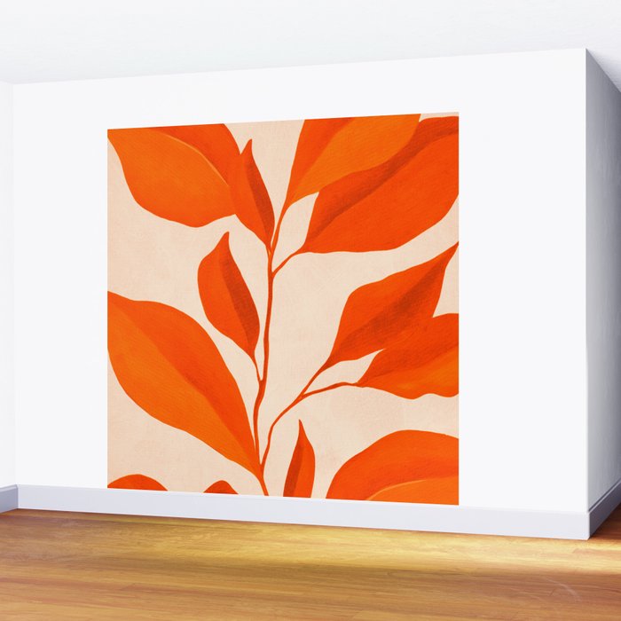 minimal plant 57 Wall Mural Gallery Image 2