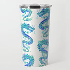 Chinese Dragon - Blue Palette Travel Mug Gallery Image 1
