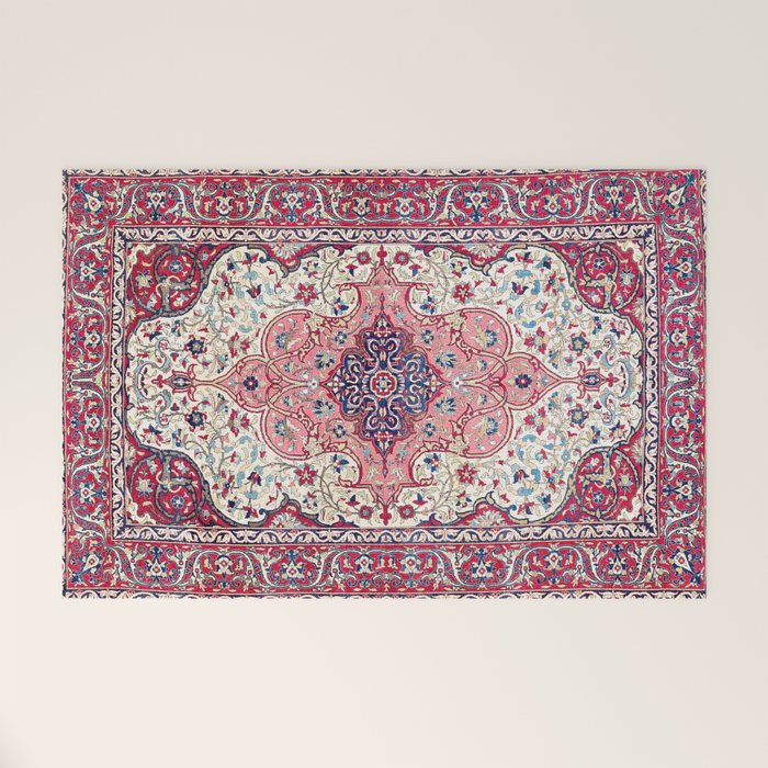 Bakhtiari West Central Persian Rug Print Welcome Mat Gallery Image 1