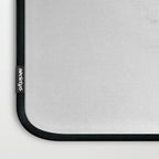 Ski Powder // Black and White Snowy Colorado Backcountry Skiing Whiteout Snowing Laptop Sleeve Gallery Image 3