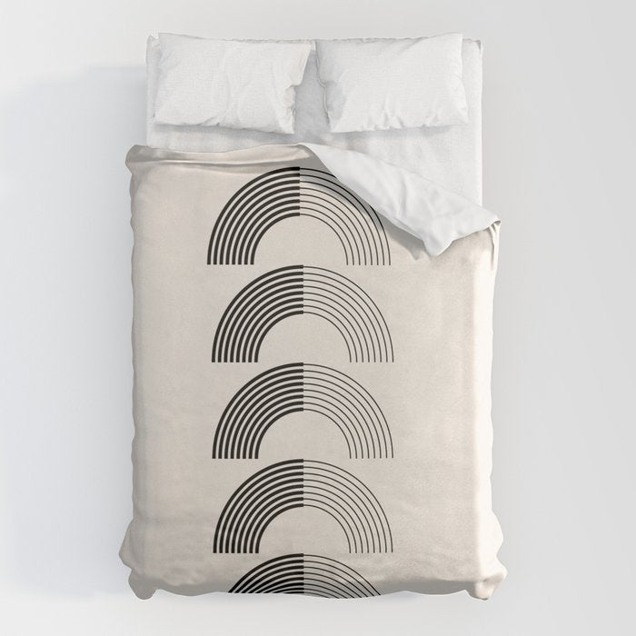 Black Rainbows Duvet Cover Gallery Image 1