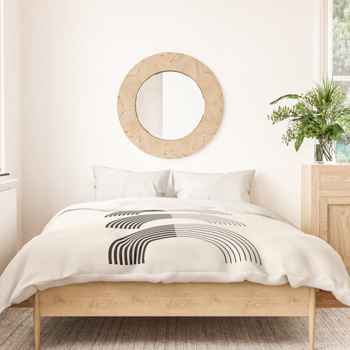 Black Rainbows Duvet Cover Gallery Image 3