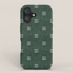 triple dash - green iPhone Case Gallery Image 1
