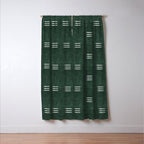 triple dash - green Window Curtain Gallery Image 3