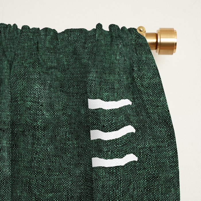 triple dash - green Window Curtain Gallery Image 2