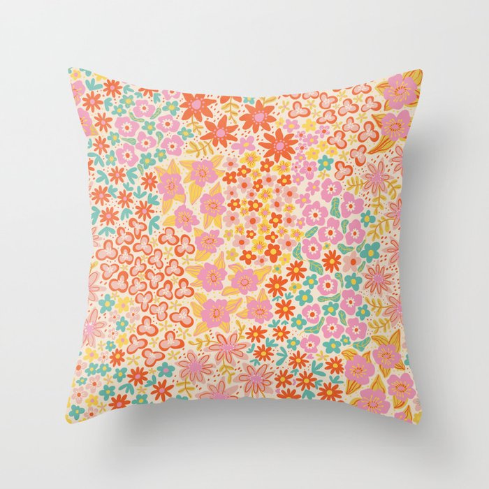 Cute meadow Throw Pillow Gallery Image 6
