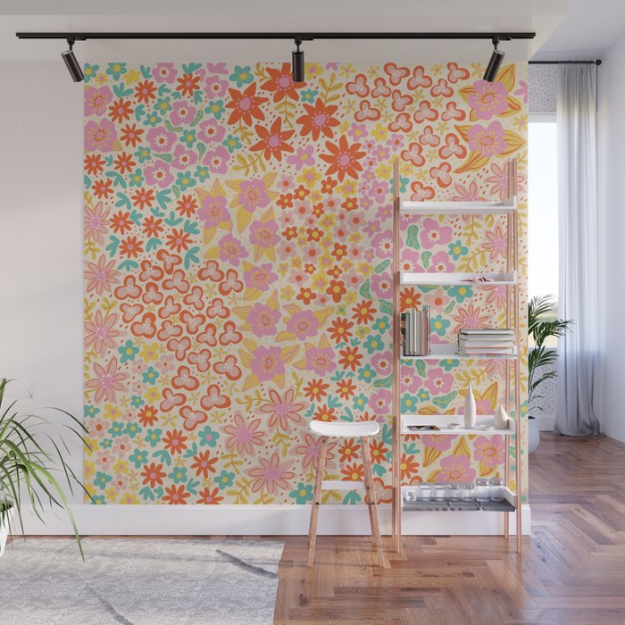 Cute meadow Wall Mural Gallery Image 1