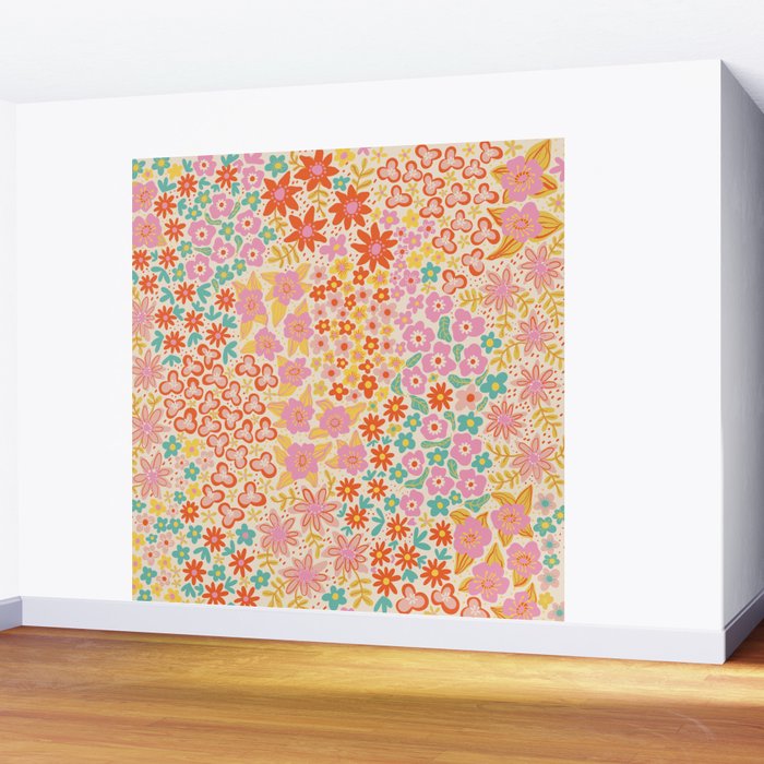 Cute meadow Wall Mural Gallery Image 2