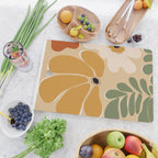 columbian old retro floral art print  Cutting Board Gallery Image 2