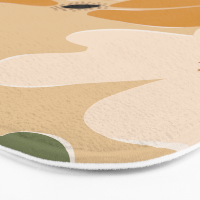 columbian old retro floral art print  Bath Mat Gallery Image 3
