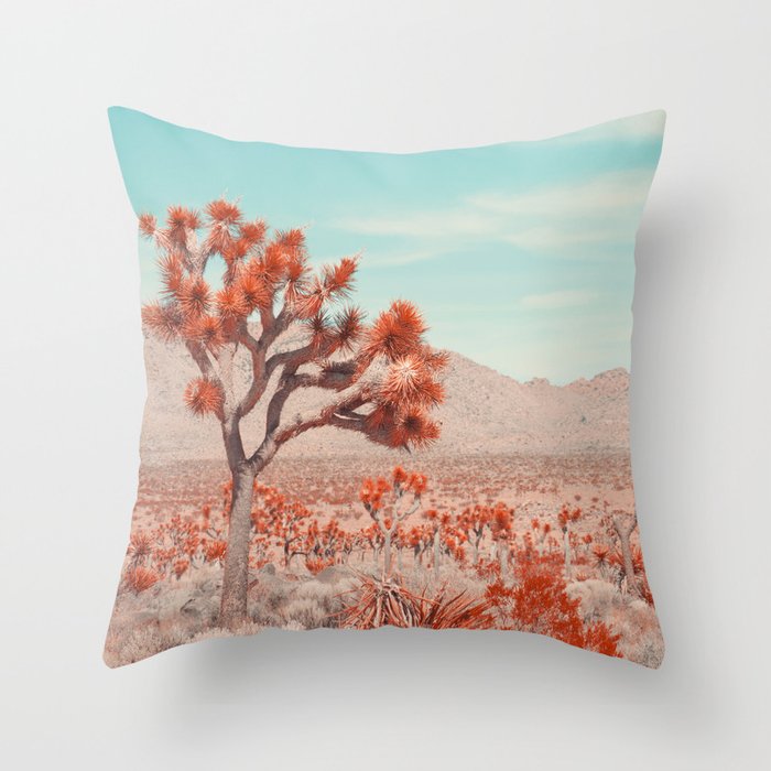 Joshua Tree Colors Throw Pillow Gallery Image 1