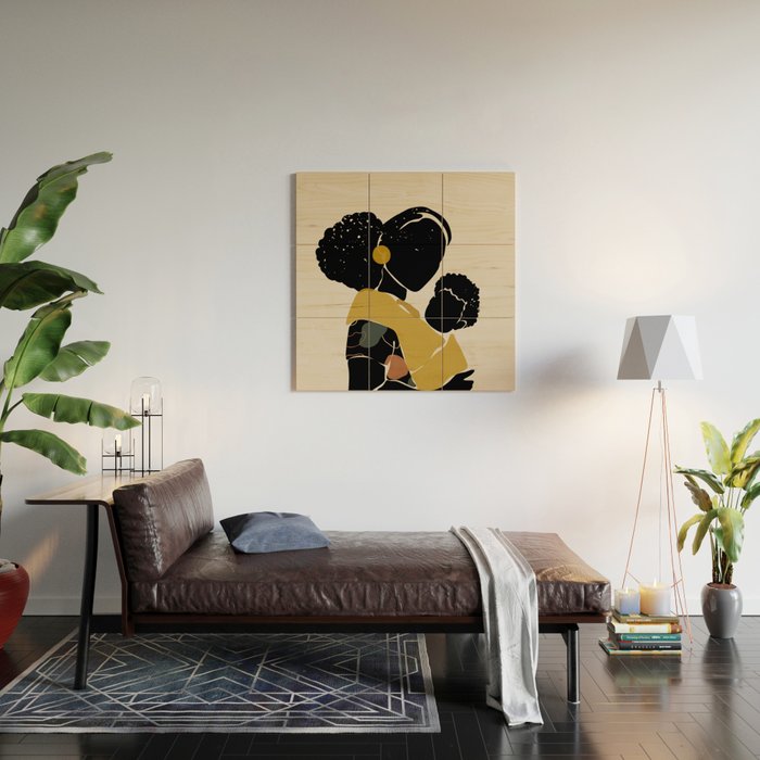 Black Hair No. 15 Wood Wall Art Gallery Image 2