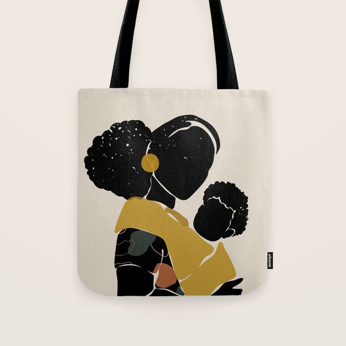 Black Hair No. 15 Tote Bag Gallery Image 1