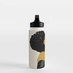 Black Hair No. 15 Water Bottle Gallery Image 3