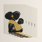 Black Hair No. 15 Wrapping Paper Gallery Image 3