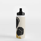 Black Hair No. 15 Water Bottle Gallery Image 2