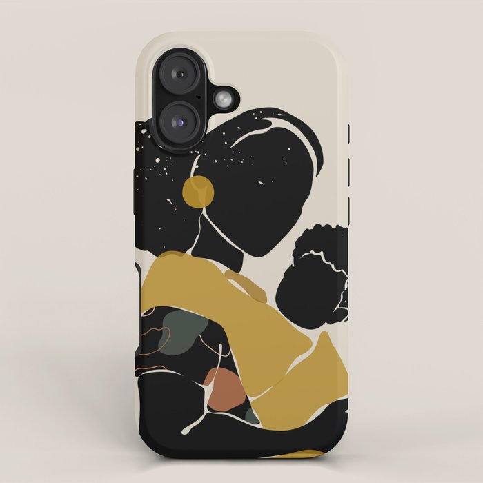 Black Hair No. 15 iPhone Case Gallery Image 1