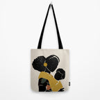 Black Hair No. 15 Tote Bag Gallery Image 2