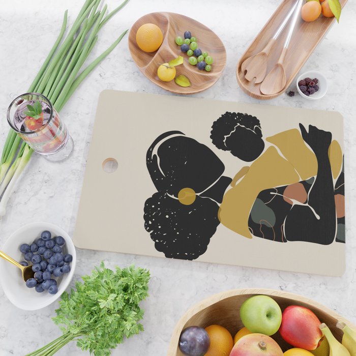 Black Hair No. 15 Cutting Board Gallery Image 2