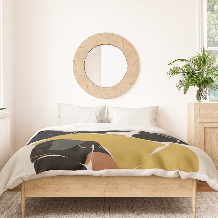 Black Hair No. 15 Duvet Cover Gallery Image 3