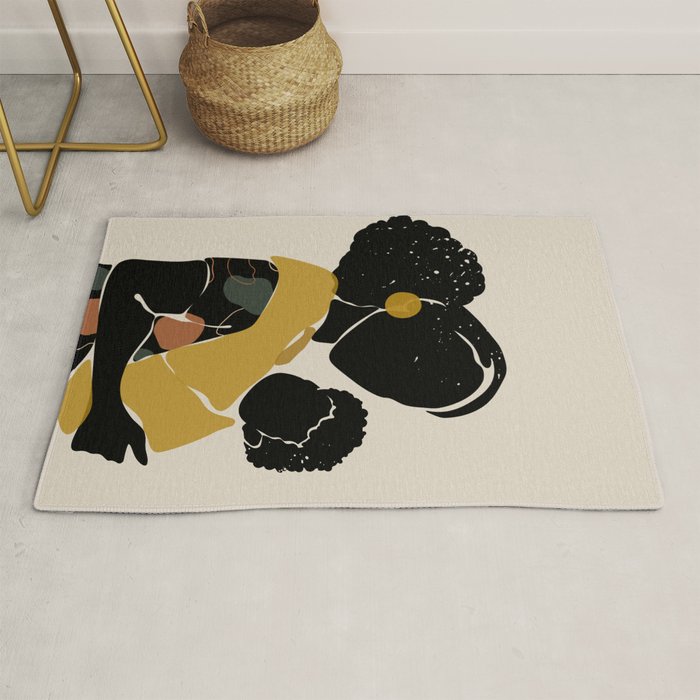 Black Hair No. 15 Rug Gallery Image 1