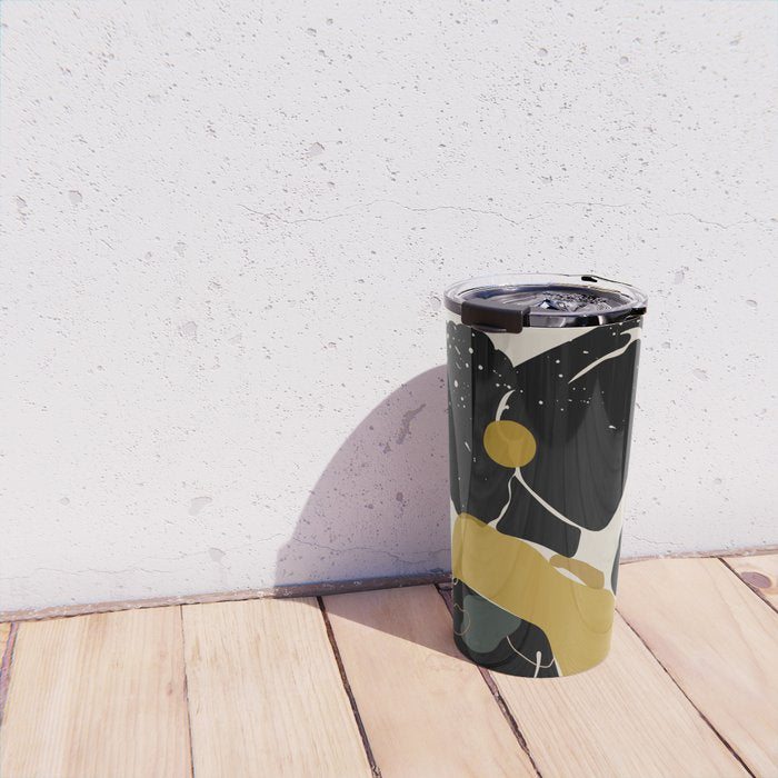 Black Hair No. 15 Travel Mug Gallery Image 4