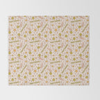 Sagittarius Guava Print Throw Blanket Gallery Image 2