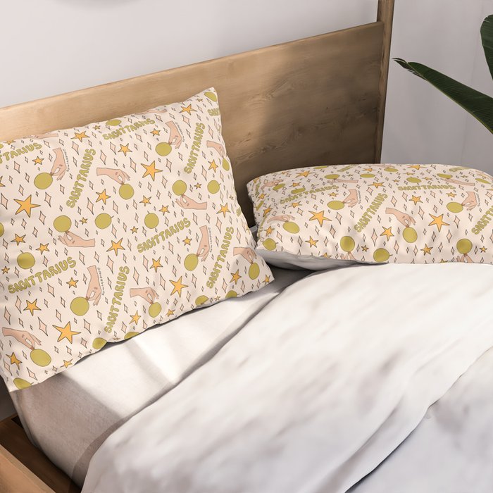 Sagittarius Guava Print Pillow Sham Gallery Image 2