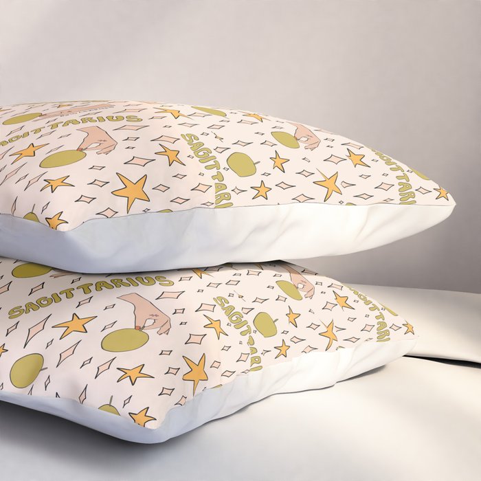 Sagittarius Guava Print Pillow Sham Gallery Image 3
