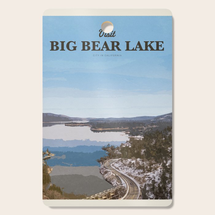 Visit Big Bear Lake Cutting Board Gallery Image 1