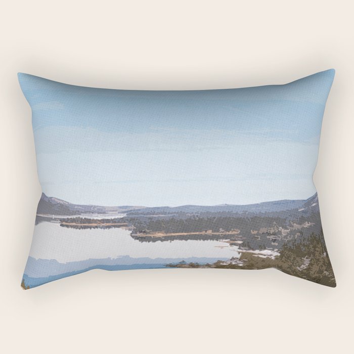 Visit Big Bear Lake Rectangular Pillow Gallery Image 1
