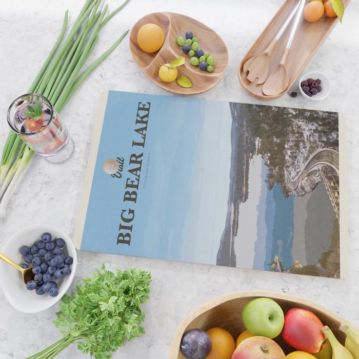 Visit Big Bear Lake Cutting Board Gallery Image 2