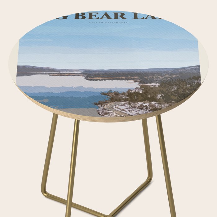 Visit Big Bear Lake Side Table Gallery Image 2