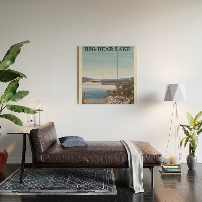 Visit Big Bear Lake Wood Wall Art Gallery Image 2