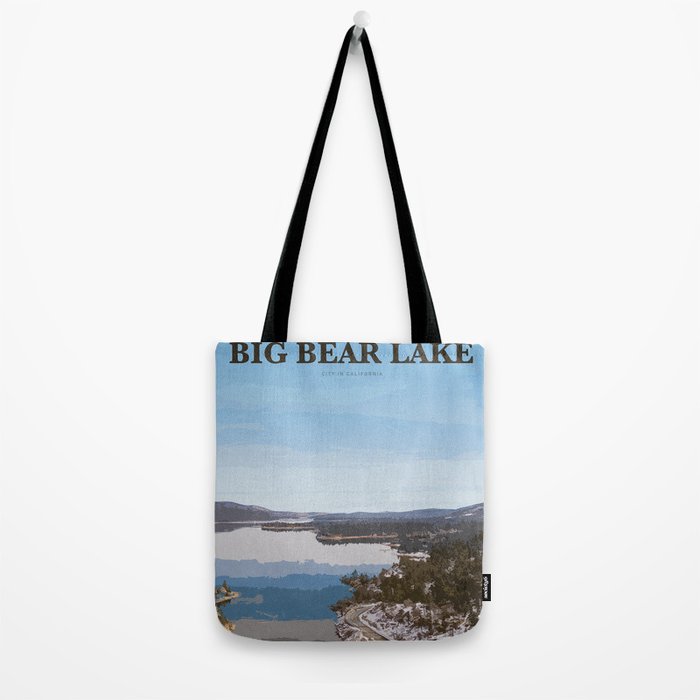 Visit Big Bear Lake Tote Bag Gallery Image 2