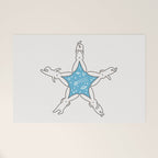 Rabbit Star Welcome Mat Gallery Image 1