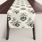 Elegant Vintage Floral Pattern Table Runner Gallery Image 1